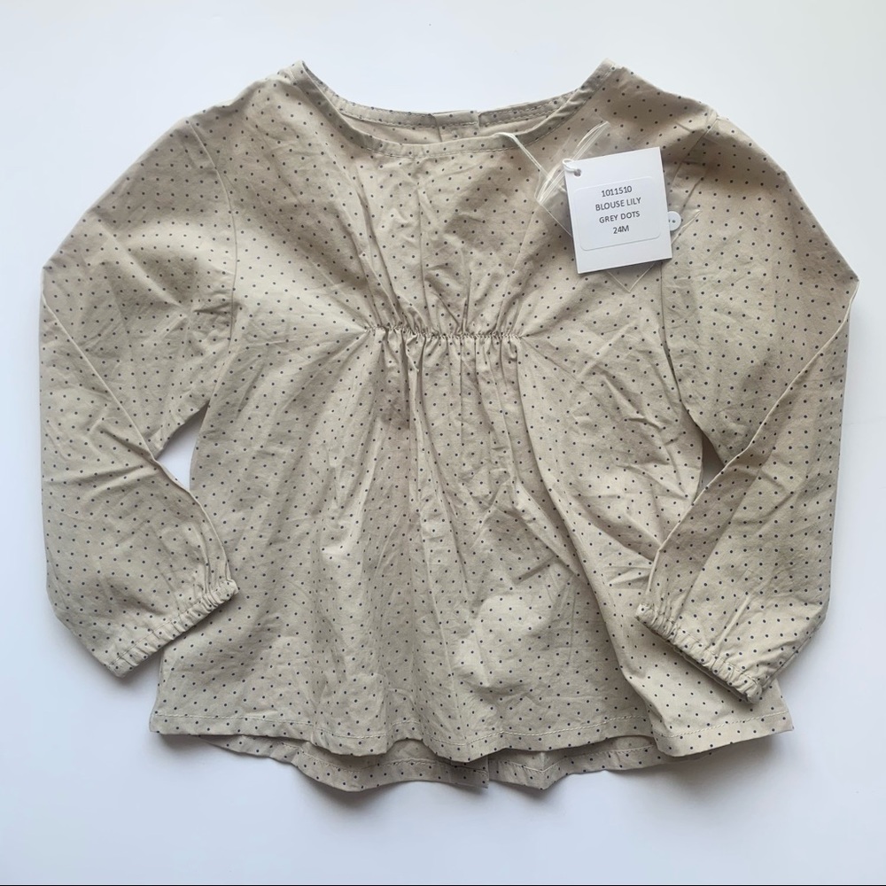 Anais & I New York Polka Dot Blouse